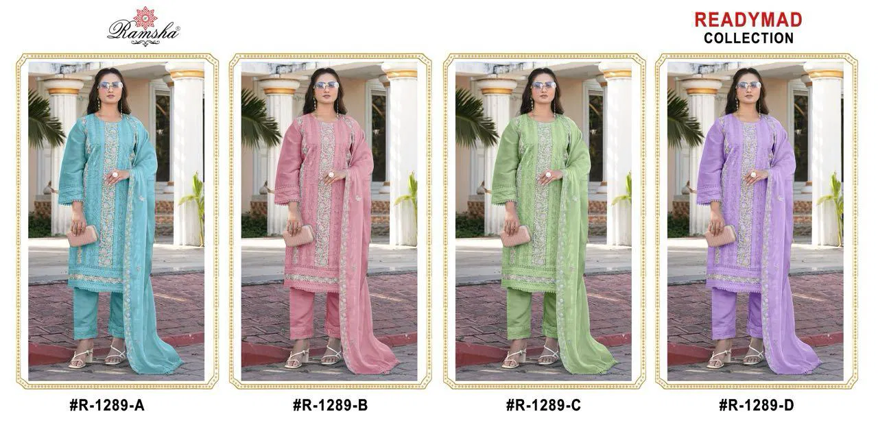 R 1289 Nx By Ramsha Jimmy Choo Pakistani Readymade Suits Wholesalers In Delhi